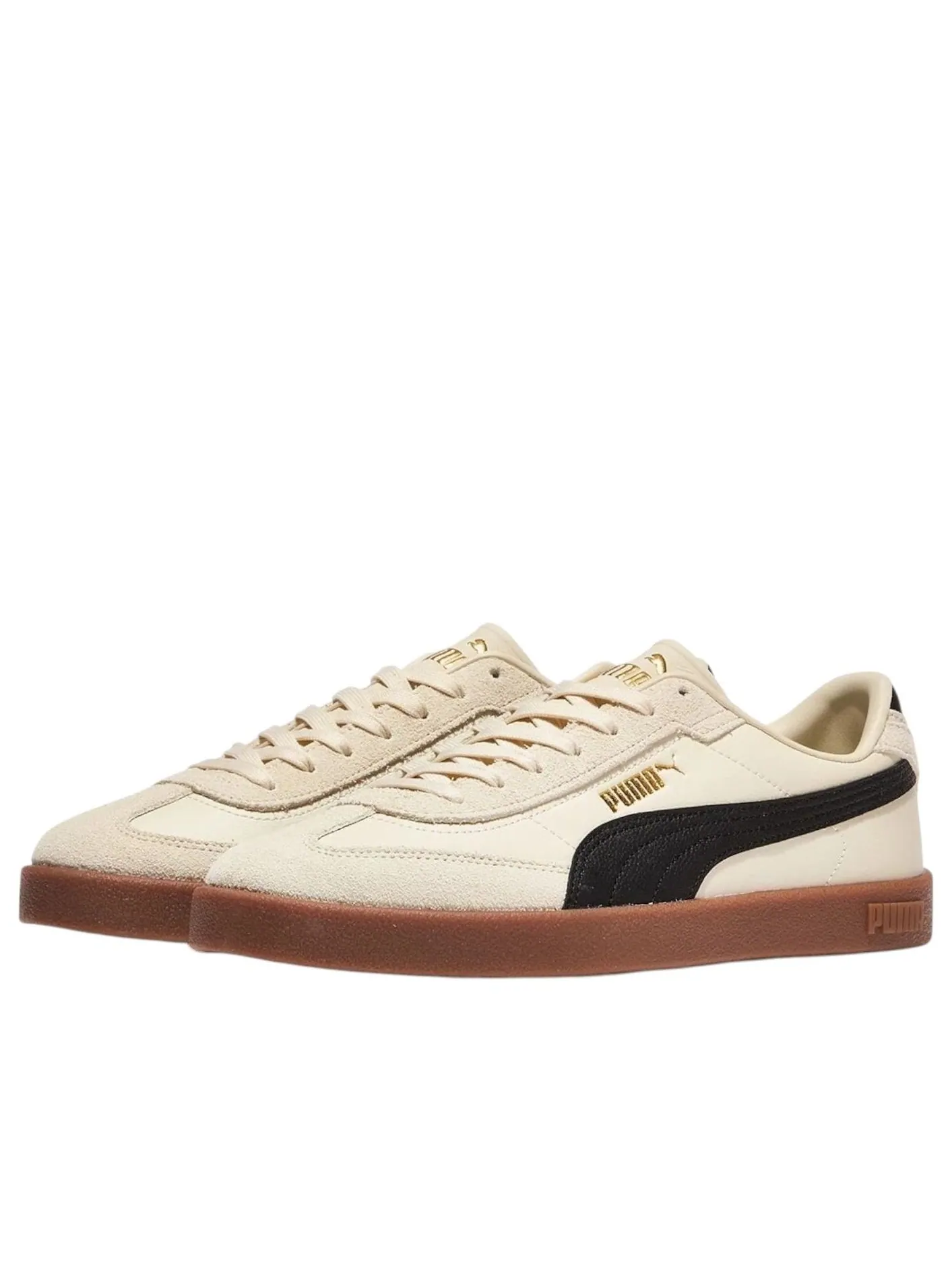 Кроссовки PUMA Club II Era 'Beige Black Gum' — изображение 2 из 4, бежевый