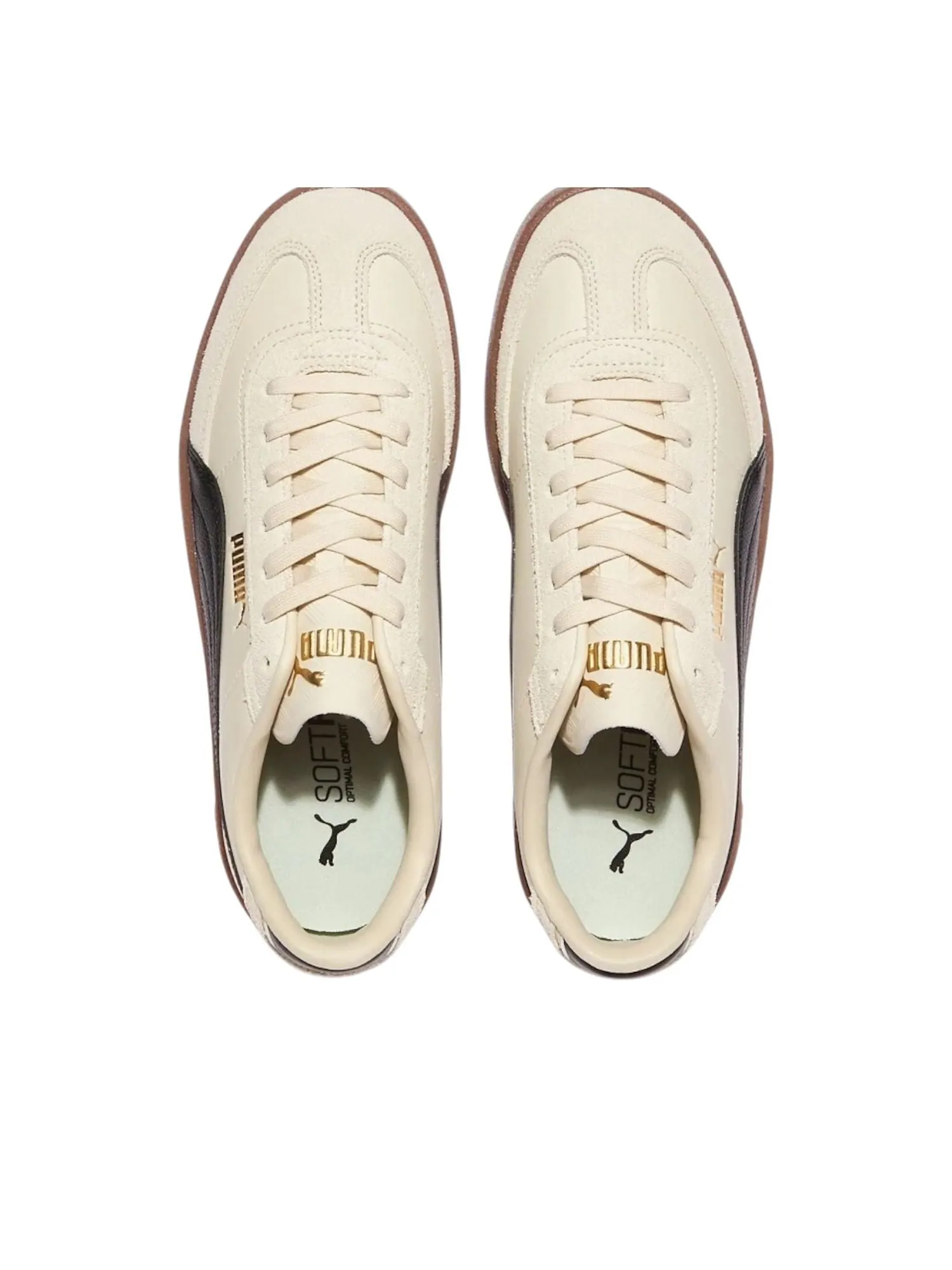 Кроссовки PUMA Club II Era 'Beige Black Gum' — изображение 3 из 4, бежевый