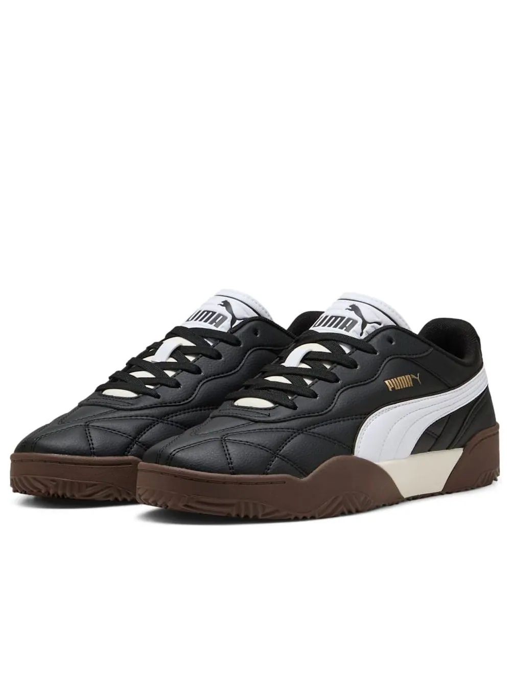 Puma Tifosi 'Puma Black Puma White Espresso Brown' — изображение 2 из 6, черный/белый/коричневый