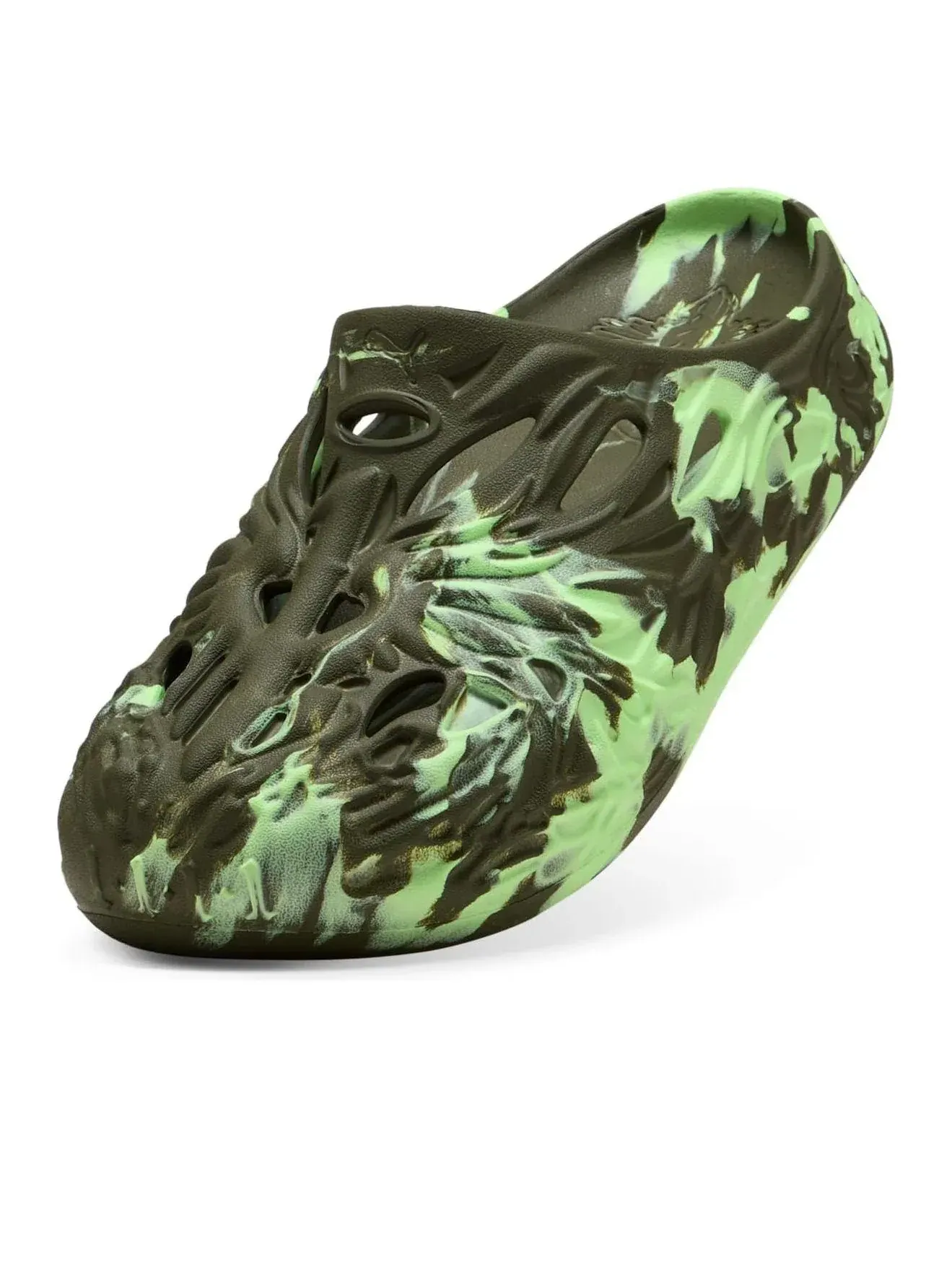 Шлепанцы PUMA MB.04 'Dark Olive Fizzy Light' — изображение 5 из 6, оливковый зеленый