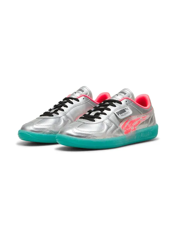 Кроссовки palermo newgenfooty 'silver sparkling green' Puma — изображение 3 из 4, серебристый/зеленый