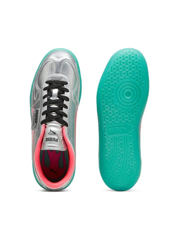 Кроссовки palermo newgenfooty 'silver sparkling green' Puma — изображение 4 из 4, серебристый/зеленый