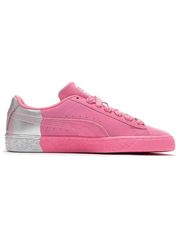 Кроссовки suede dance crew 'pink silver' Puma — изображение 2 из 4, розовый/серебристый