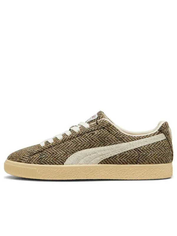 Кроссовки clyde 'harris tweed chamomile sugared almond' Puma — изображение 1 из 4, желтый