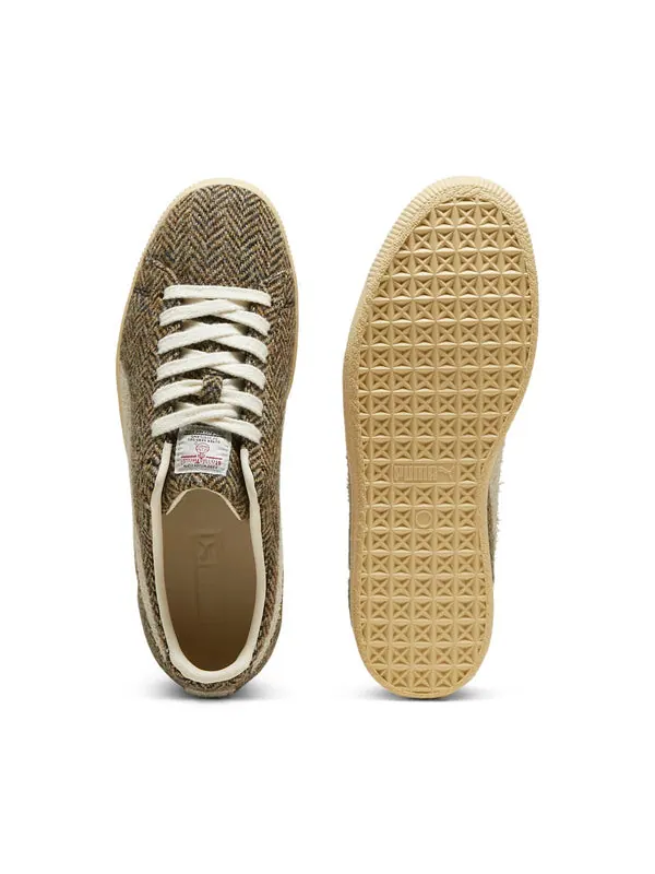 Кроссовки clyde 'harris tweed chamomile sugared almond' Puma — изображение 4 из 4, желтый