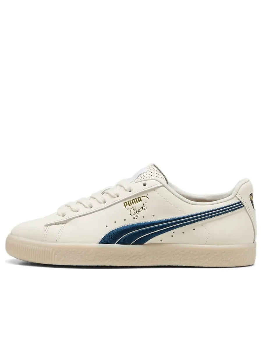 Кроссовки PUMA Clyde 'Warm White Parisian Night' — изображение 1 из 6, бежевый