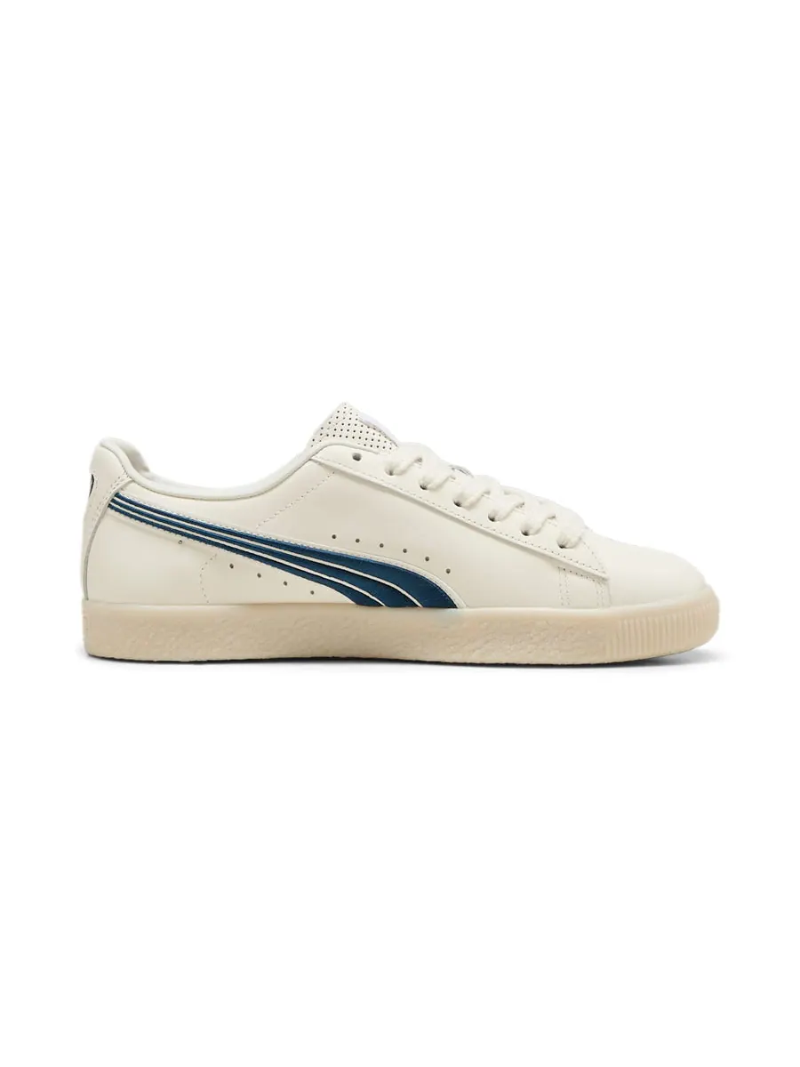 Кроссовки PUMA Clyde 'Warm White Parisian Night' — изображение 2 из 6, бежевый