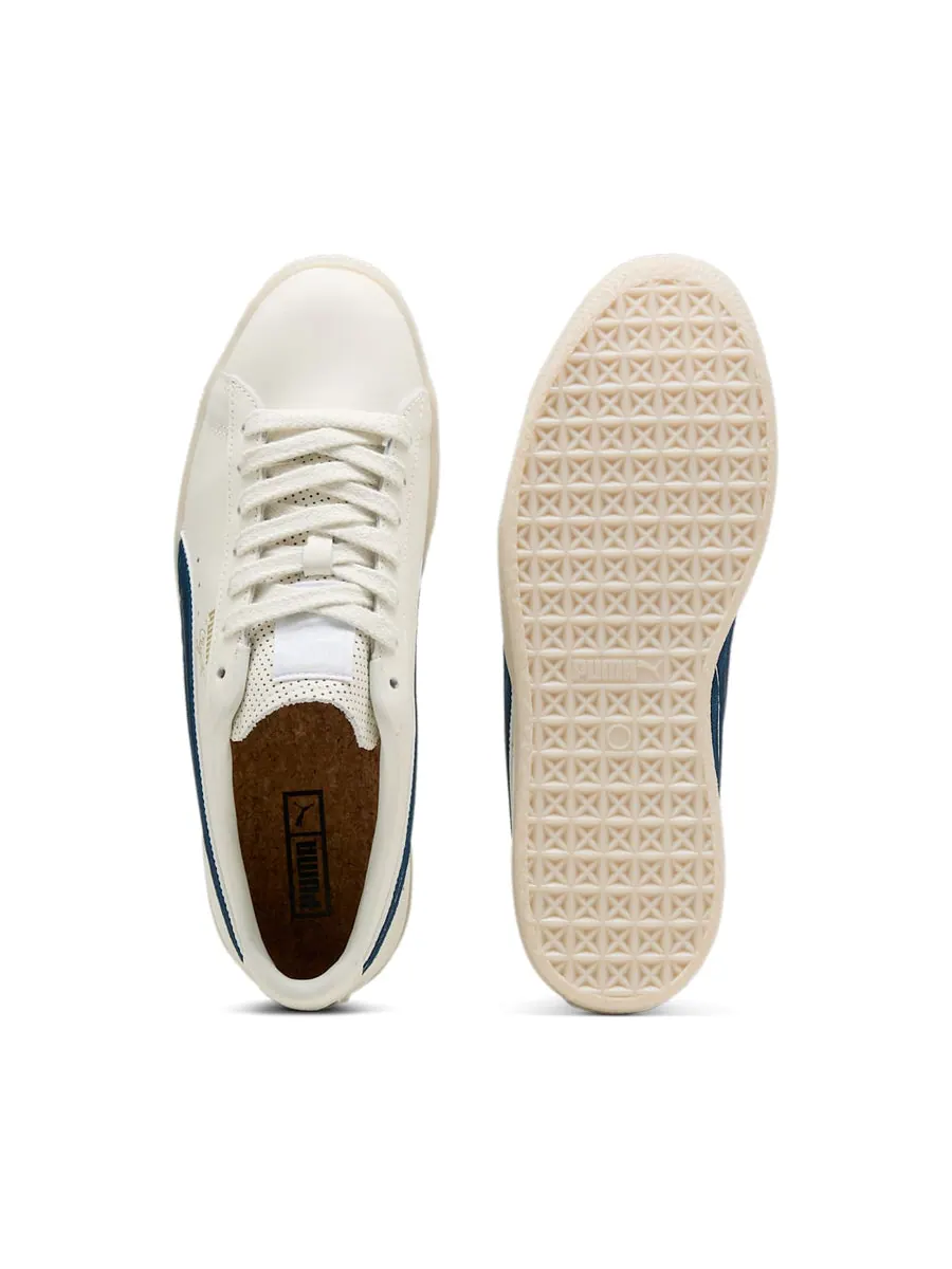 Кроссовки PUMA Clyde 'Warm White Parisian Night' — изображение 4 из 6, бежевый