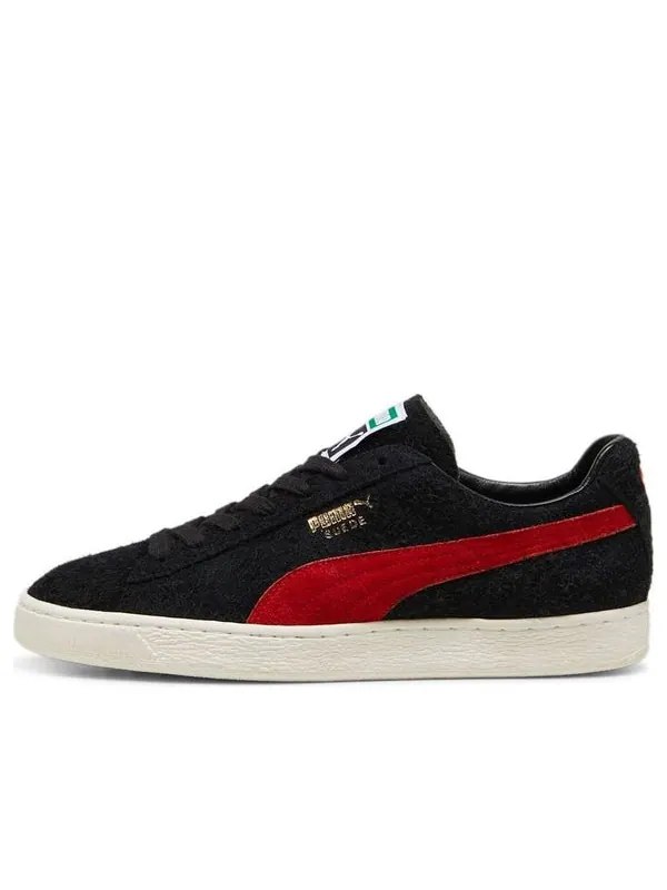 Кроссовки suede vintage made in japan 'black red' Puma — изображение 1 из 4, черный/красный
