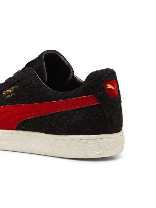 Кроссовки suede vintage made in japan 'black red' Puma — изображение 4 из 4, черный/красный