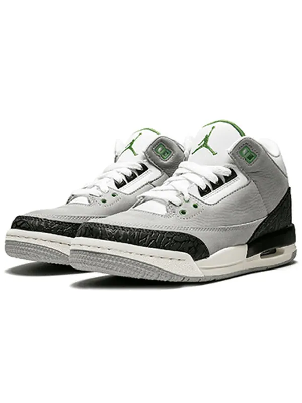 Кроссовки 3 ретро Air Jordan — изображение 3 из 4, серый/-черный-белый