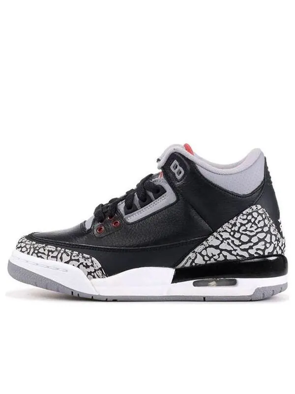 Кроссовки 3 ретро Air Jordan — изображение 1 из 3, черный/красный-серый