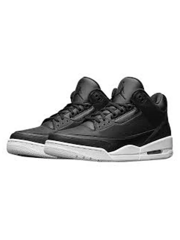 Кроссовки 3 ретро Air Jordan — изображение 3 из 4, черный/черный-белый