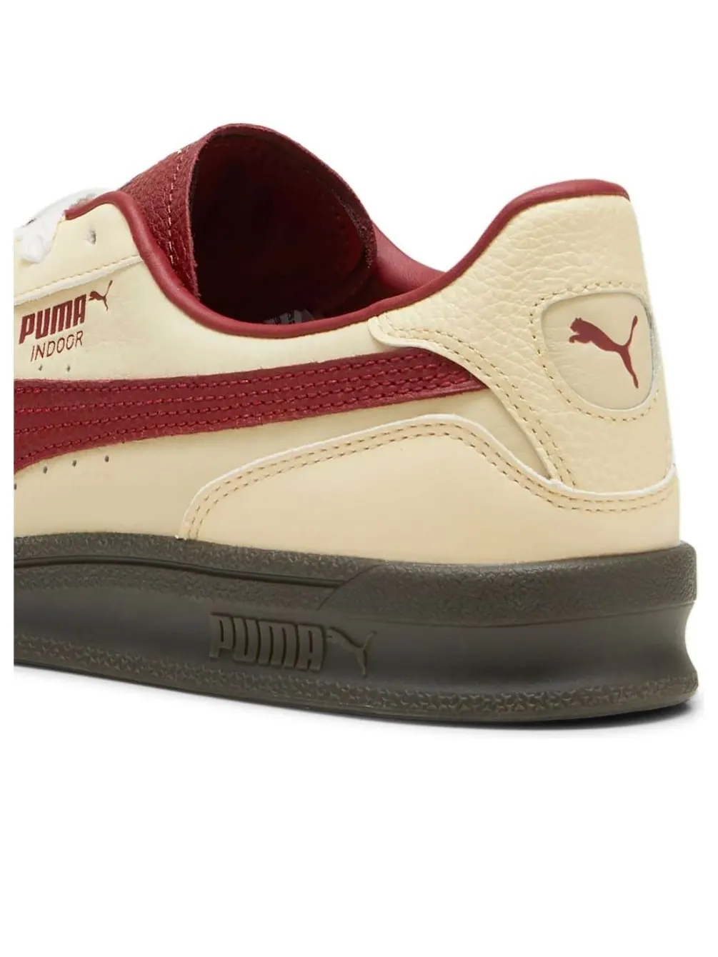 Кроссовки PUMA Indoor Players Lane 'Creamy Vanilla Intense Red' — изображение 4 из 6, бежевый