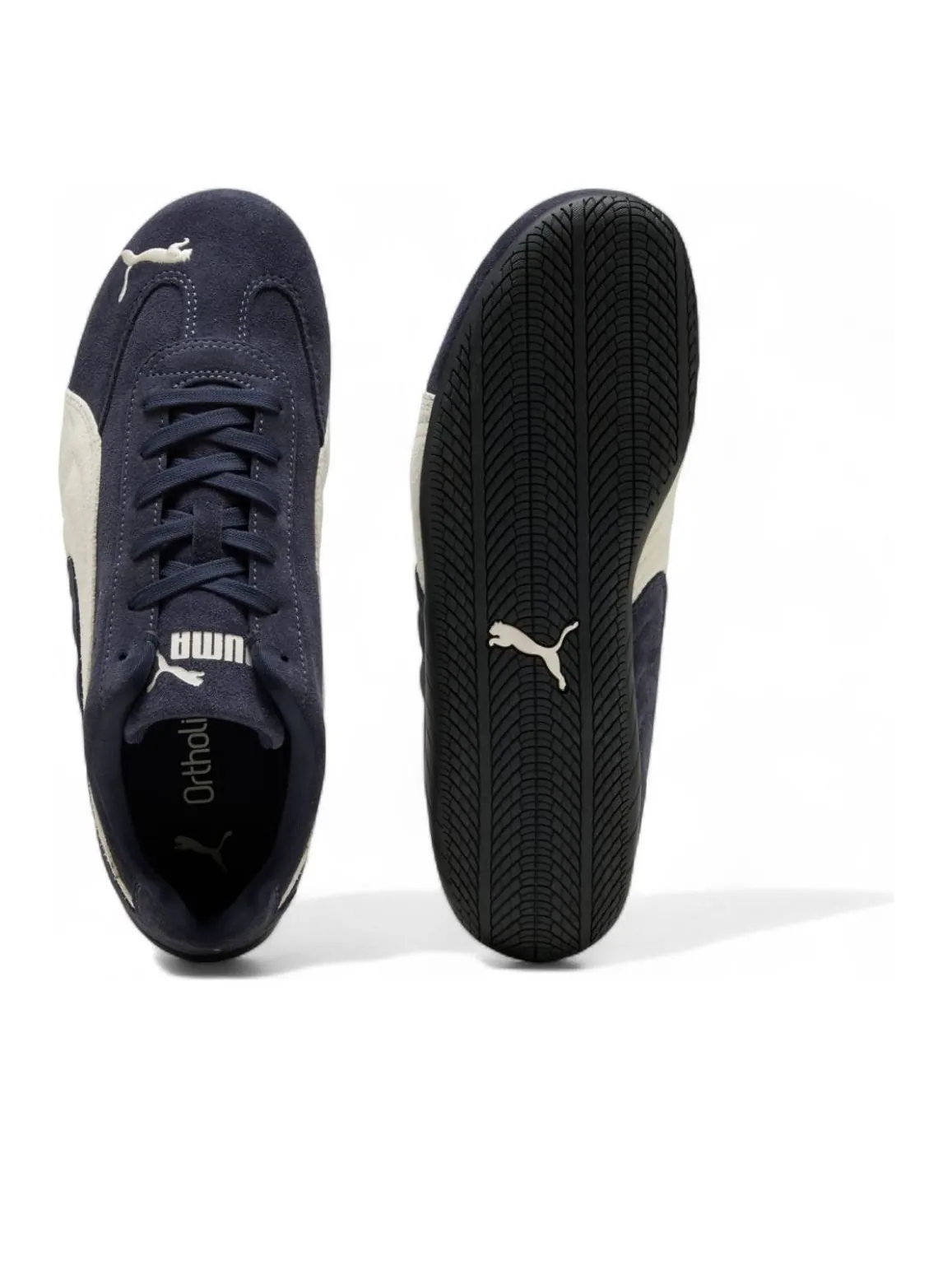 Кроссовки PUMA Speedcat OG 'New Navy Warm White' — изображение 4 из 6, темно-синий
