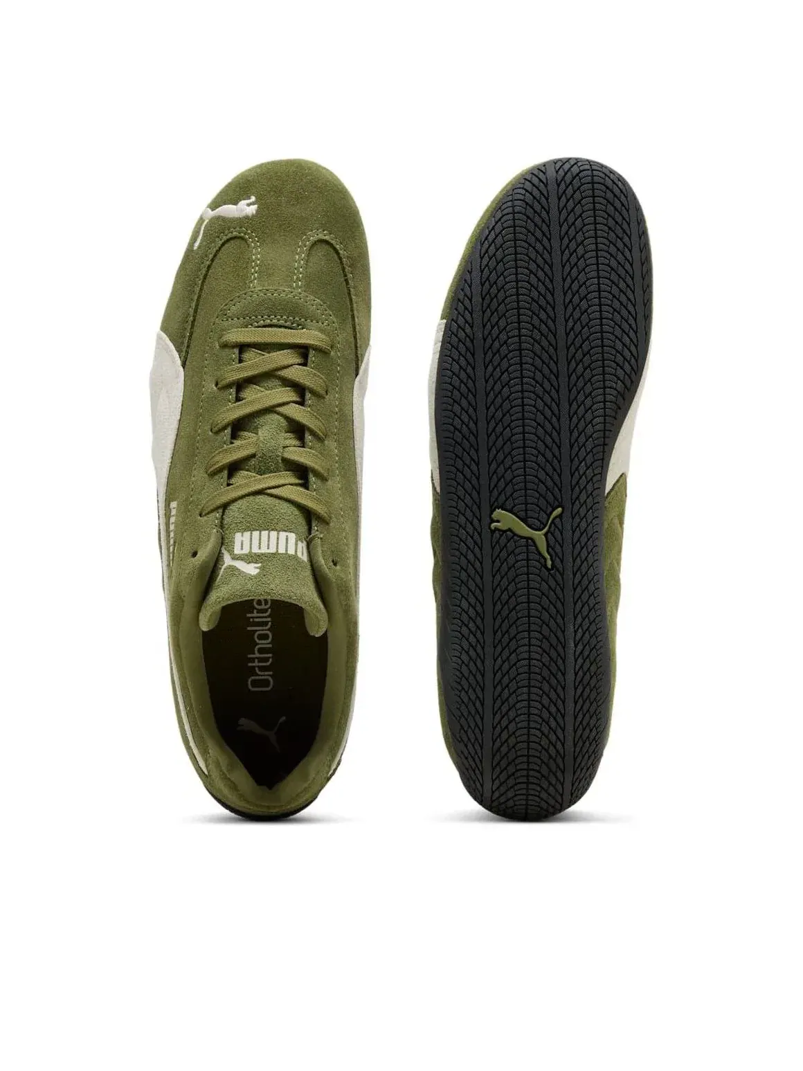 Кроссовки PUMA Speedcat OG 'Olive Green Black' — изображение 5 из 6, оливковый зеленый