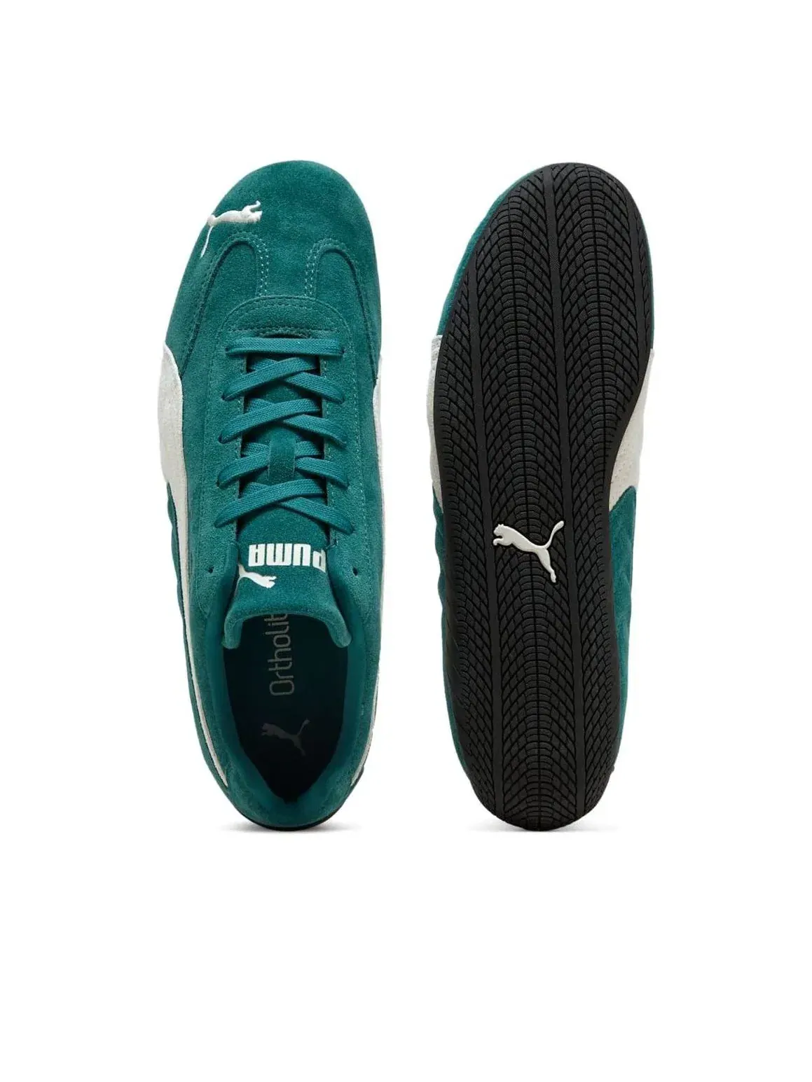 Кроссовки PUMA Speedcat OG 'Emerald Ice Black' 398846-67 — изображение 5 из 6, зеленый