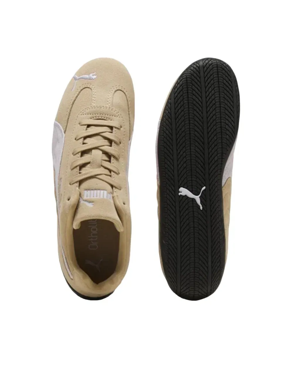 Мужские кроссовки замшевые Speedcat PUMA — изображение 3 из 3, бежевый