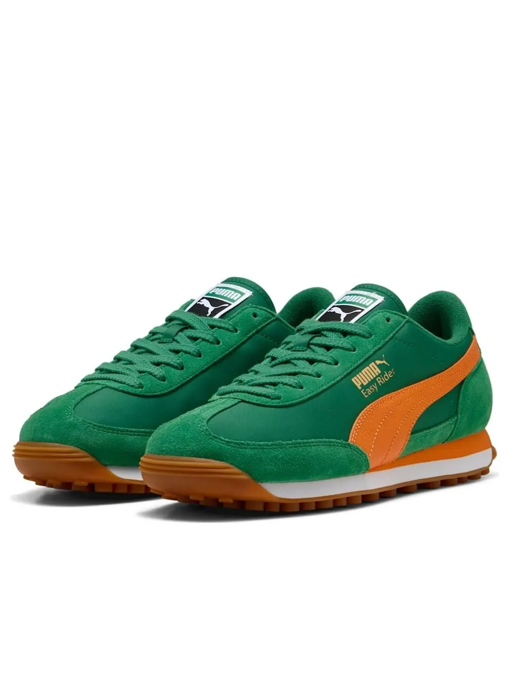 Кроссовки PUMA Easy Rider Vintage 'Archive Green Rickie Orange' — изображение 2 из 6, зеленый