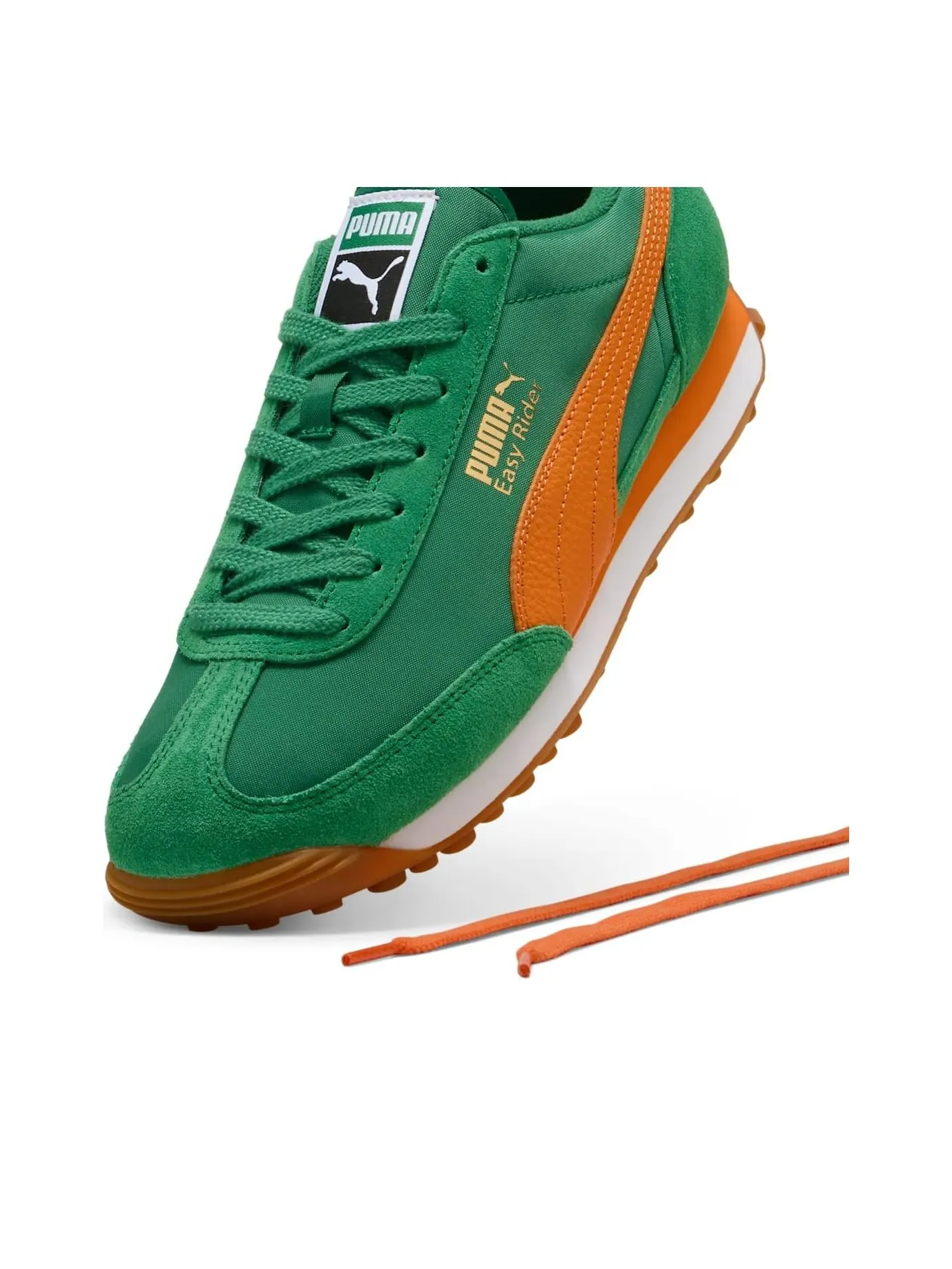 Кроссовки PUMA Easy Rider Vintage 'Archive Green Rickie Orange' — изображение 5 из 6, зеленый