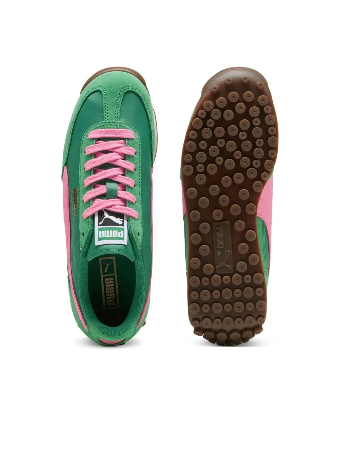 Puma Easy Rider Vintage 'Archive Green Poised Pink' — изображение 3 из 6, зеленый/розовый