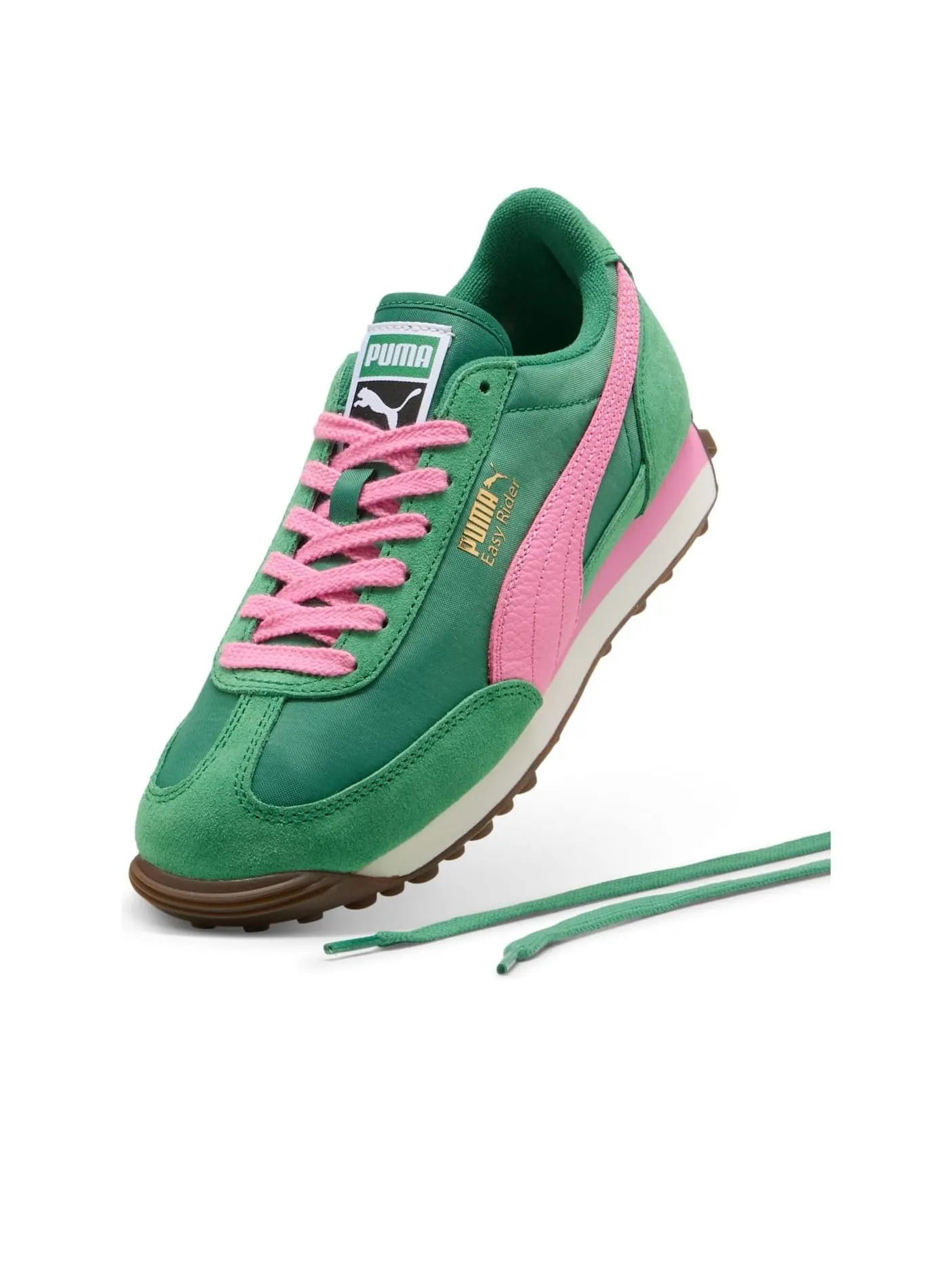Puma Easy Rider Vintage 'Archive Green Poised Pink' — изображение 5 из 6, зеленый/розовый