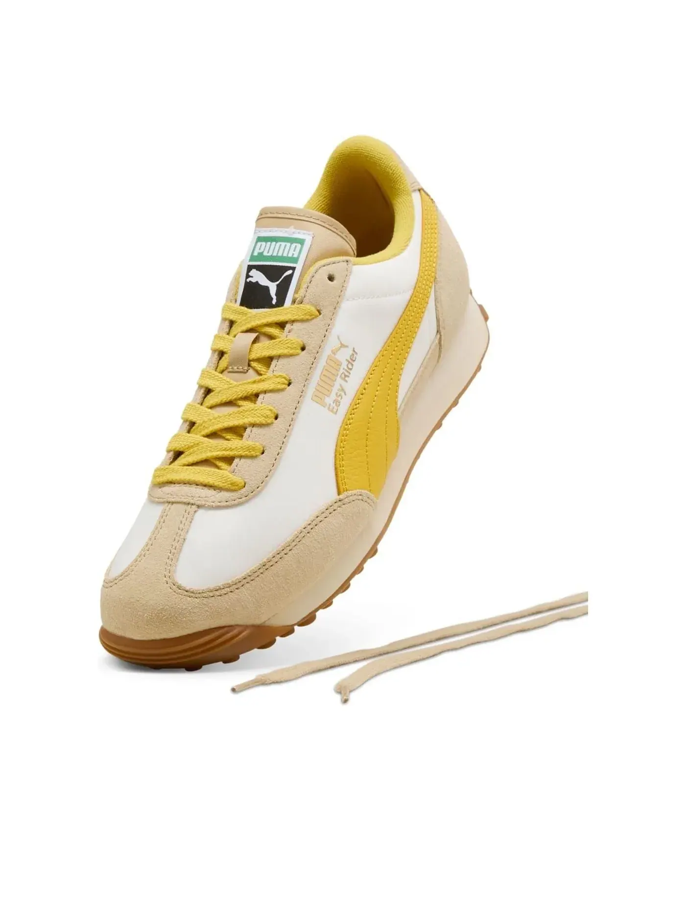 Кроссовки PUMA Easy Rider Vintage 'Alpine Snow Dazzling Yellow' 399028-51 — изображение 3 из 6, белый