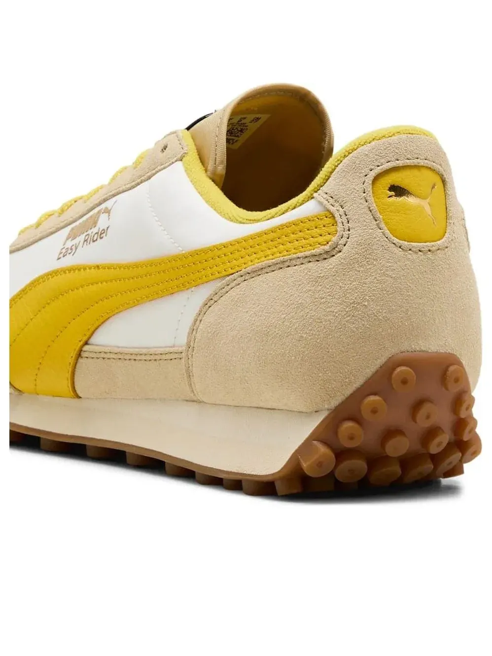 Кроссовки PUMA Easy Rider Vintage 'Alpine Snow Dazzling Yellow' 399028-51 — изображение 4 из 6, белый