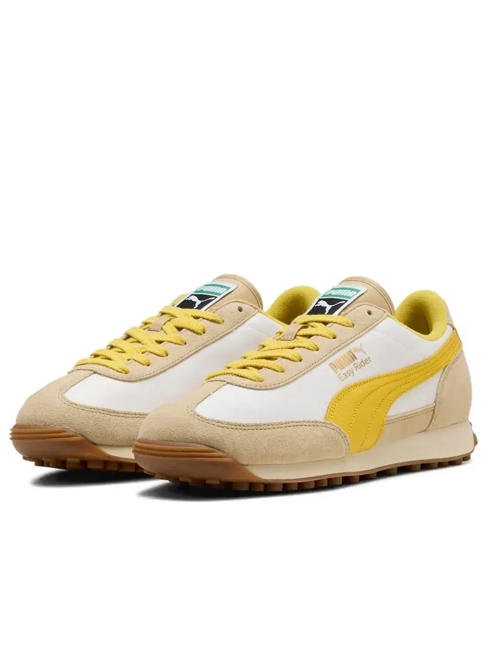 Кроссовки PUMA Easy Rider Vintage 'Alpine Snow Dazzling Yellow' 399028-51 — изображение 6 из 6, белый