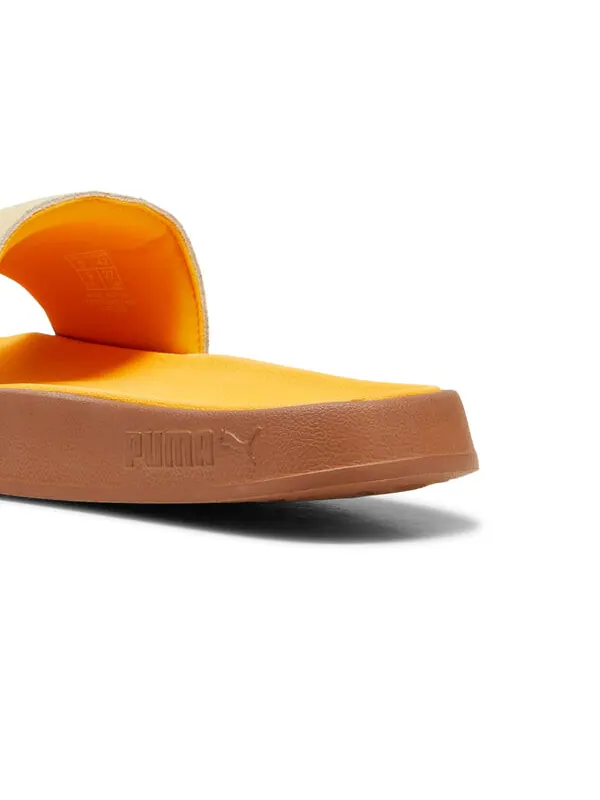 Тапочки leadcat 2.0 palermo foil slides 'creamy vanilla gold tangerine-gum' Puma — изображение 4 из 4, золотистый