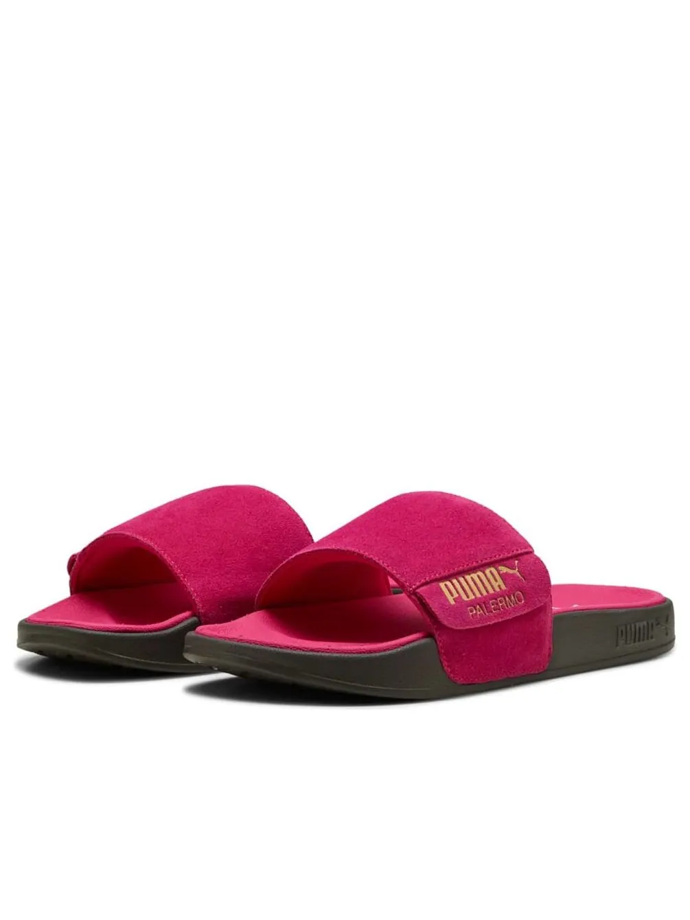 Шлепанцы Puma Leadcat 2.0 Palermo Foil Slides 'Puma Pink' — изображение 2 из 6, розовый/золотистый