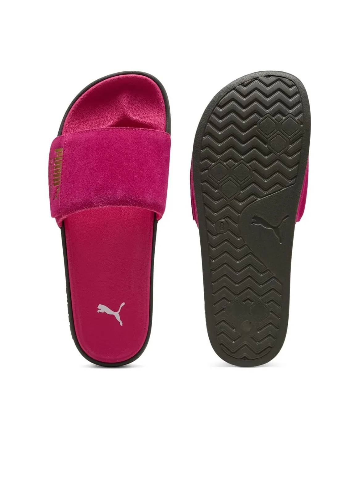 Шлепанцы Puma Leadcat 2.0 Palermo Foil Slides 'Puma Pink' — изображение 3 из 6, розовый/золотистый