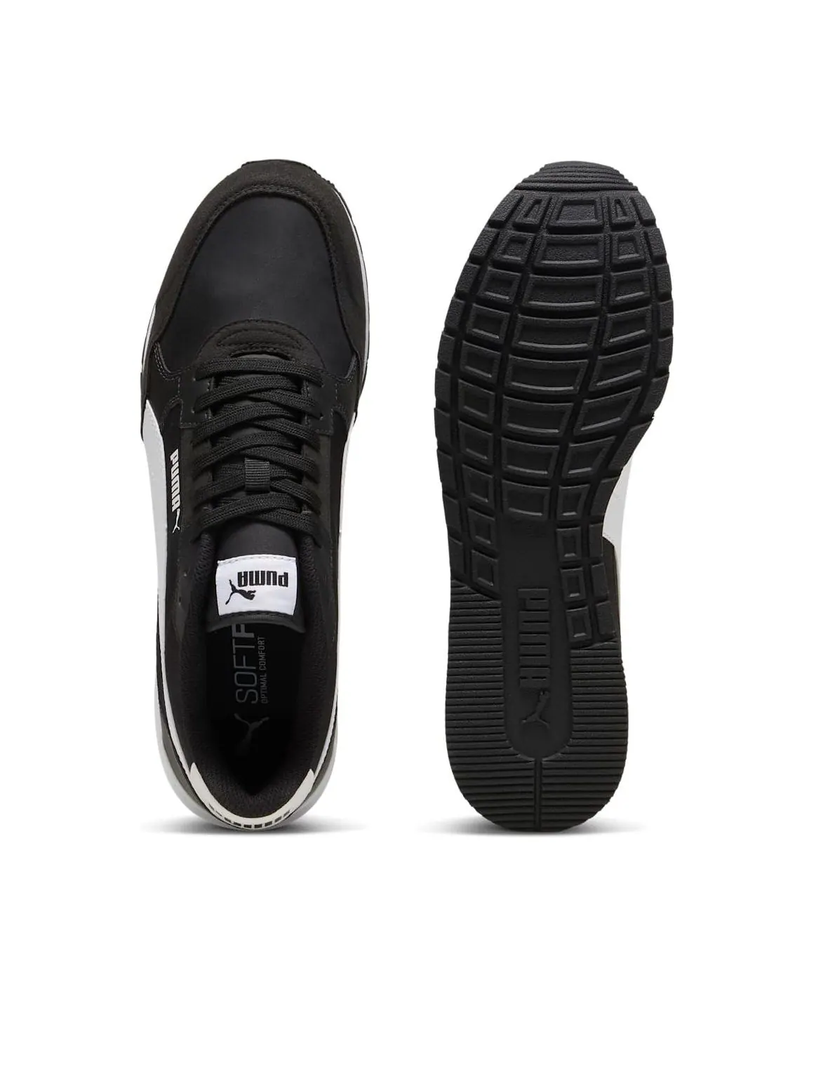 Кроссовки PUMA ST Runner v4 'Black White' — изображение 3 из 5, черный
