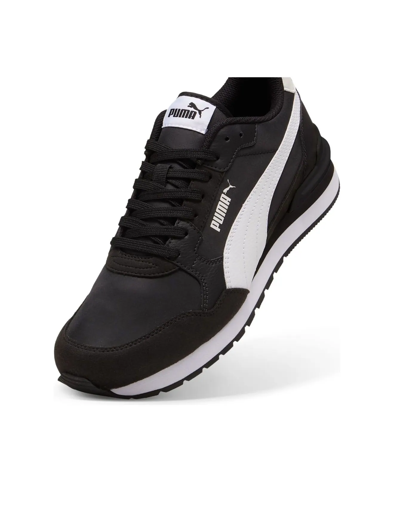 Кроссовки PUMA ST Runner v4 'Black White' — изображение 4 из 5, черный