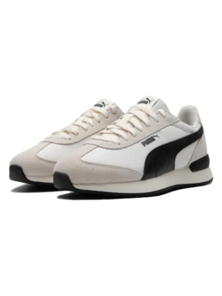 Кроссовки PUMA R78 Nylon Retro 'Beige White Black' — изображение 2 из 5, белый
