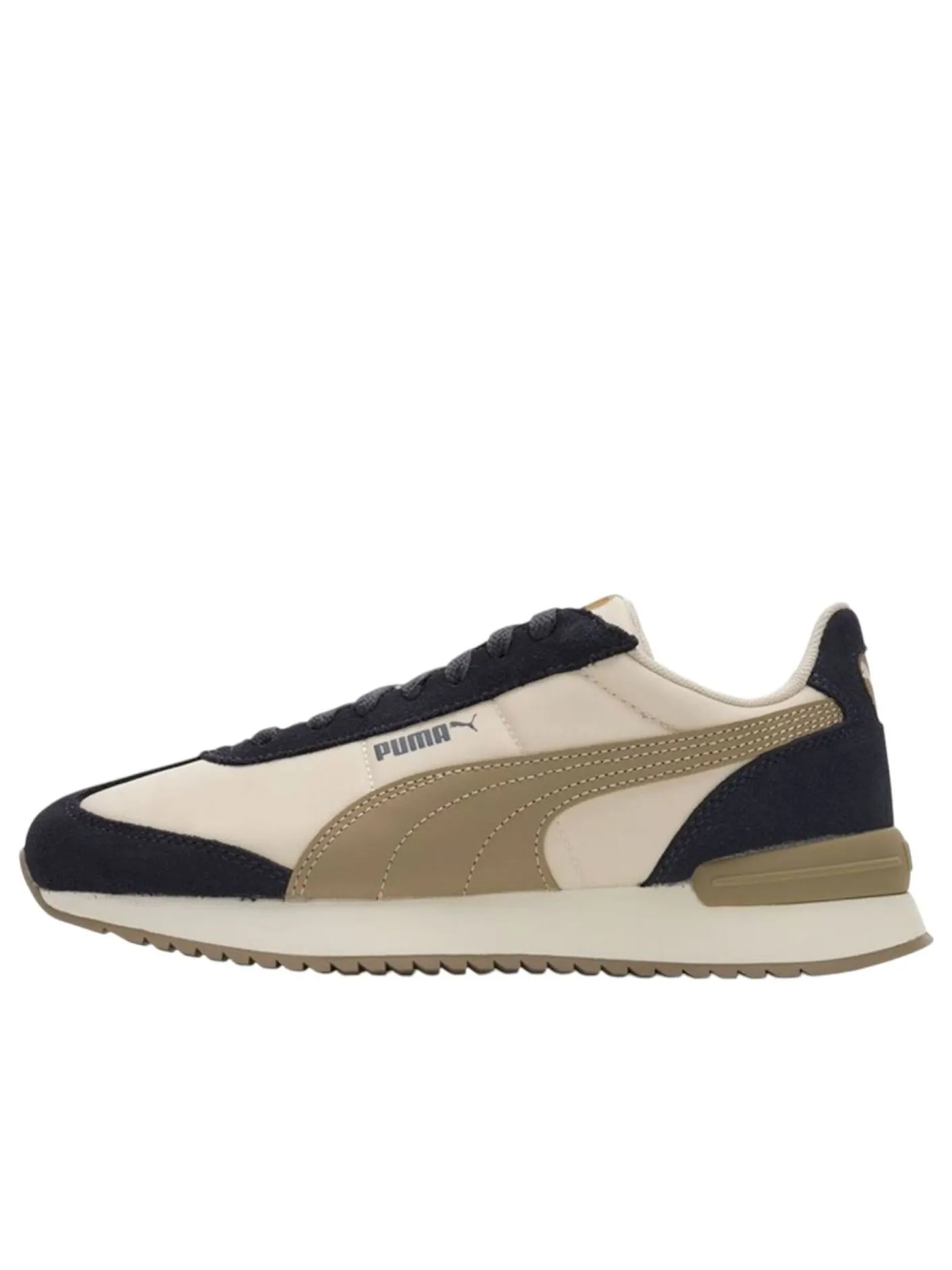 Кроссовки PUMA R78 Retro 'Grey Navy' — изображение 1 из 5, серый