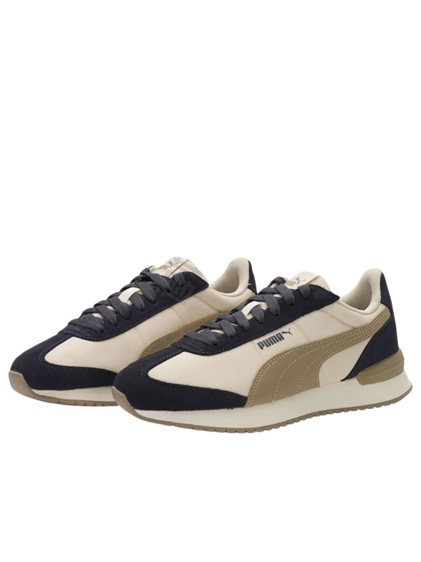 Кроссовки PUMA R78 Retro 'Grey Navy' — изображение 2 из 5, серый