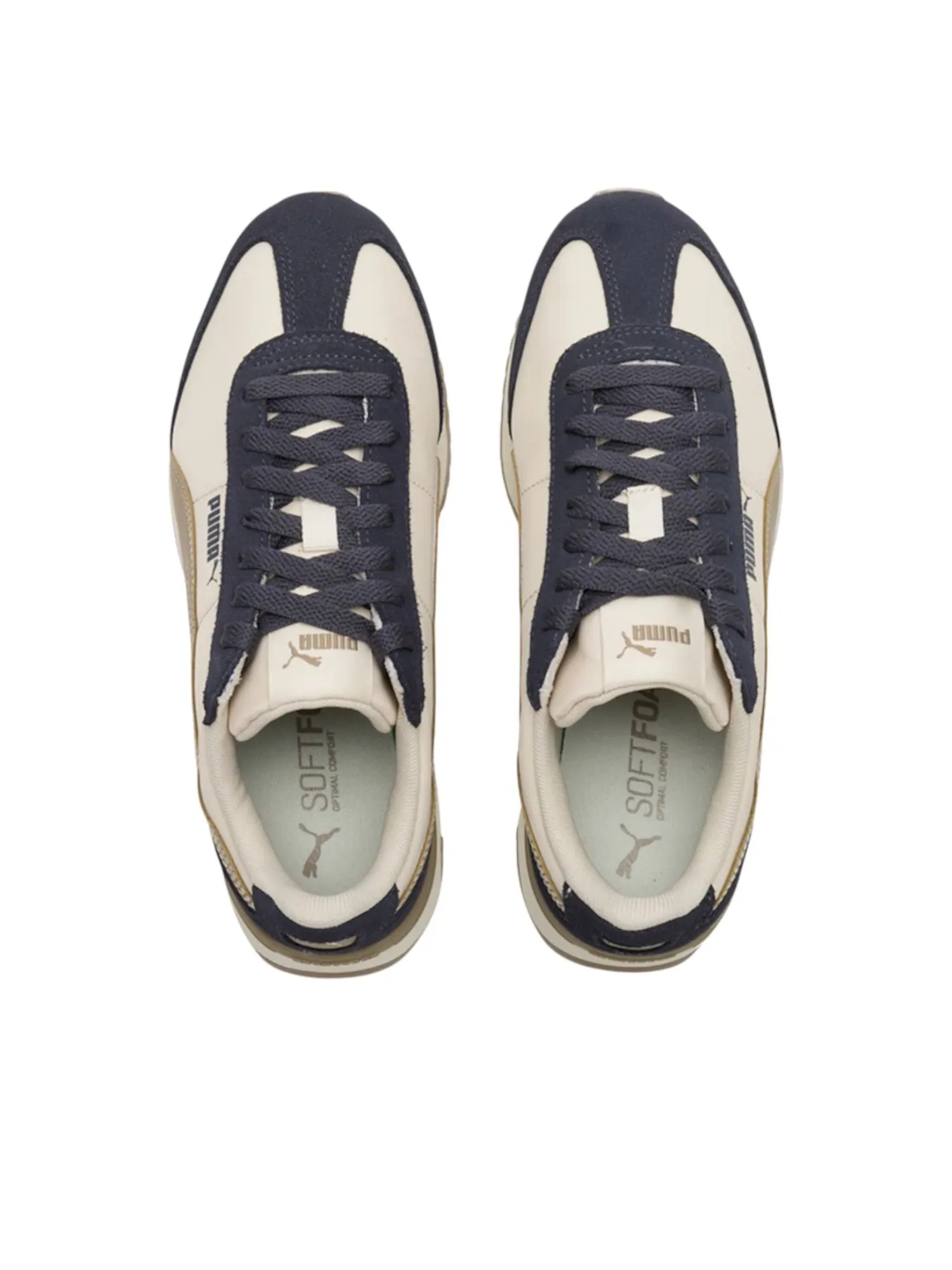 Кроссовки PUMA R78 Retro 'Grey Navy' — изображение 3 из 5, серый