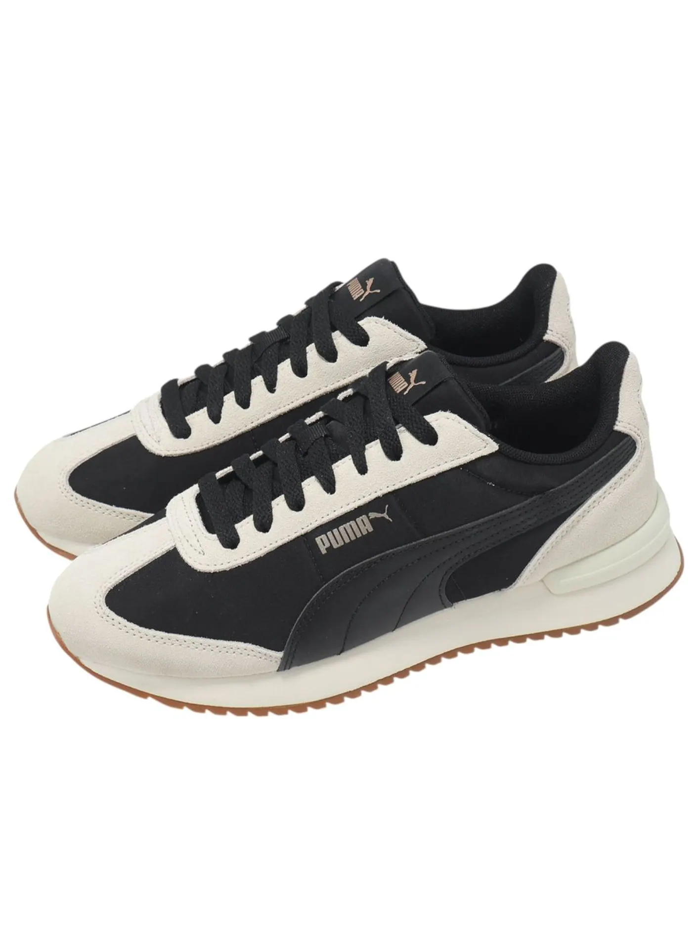 Puma R78 Nylon Retro 'Black Grey' — изображение 2 из 6, черный/серый
