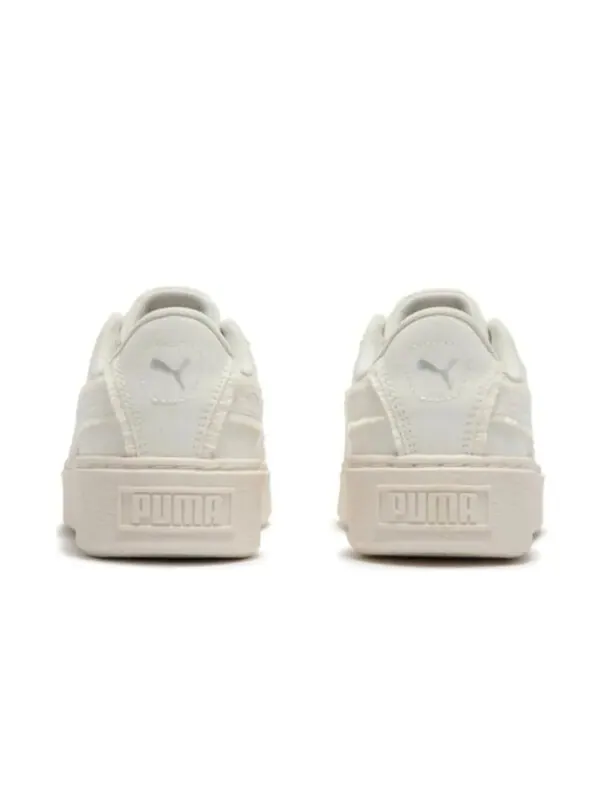 Кроссовки basket platform fringe 'white' Puma — изображение 2 из 3, белый