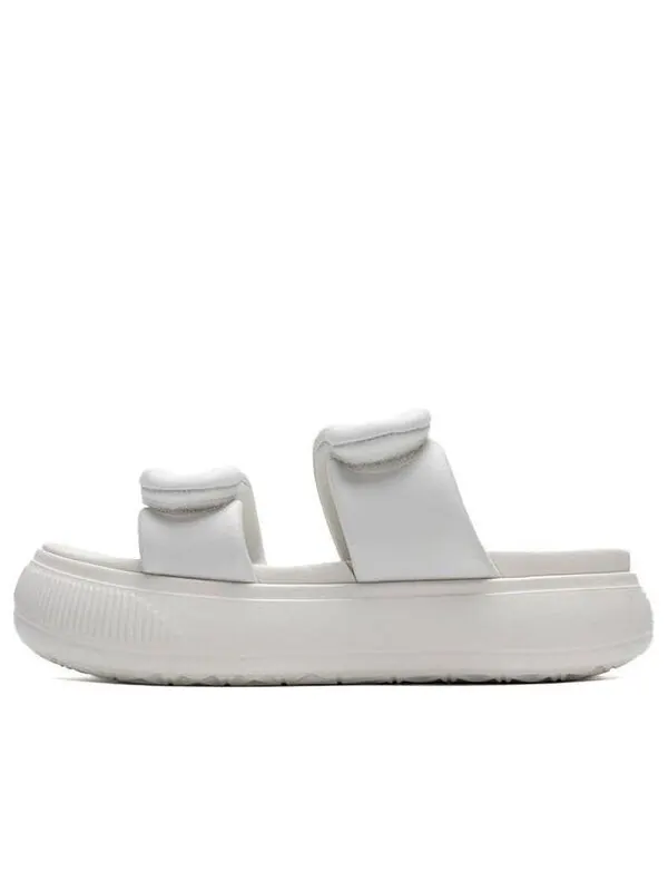 Тапочки mayu puffy slides 'warm white' Puma — изображение 1 из 4, белый