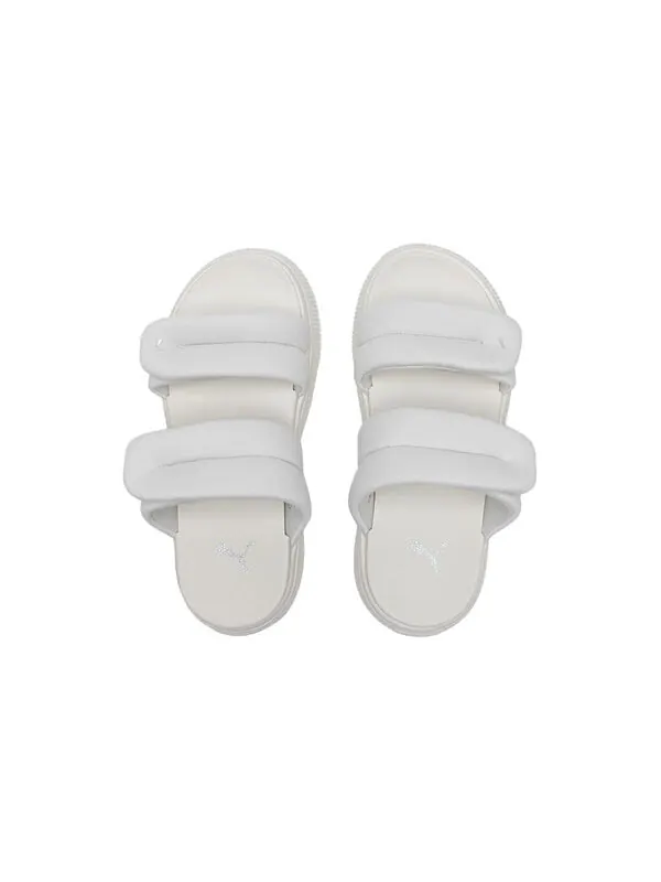 Тапочки mayu puffy slides 'warm white' Puma — изображение 4 из 4, белый