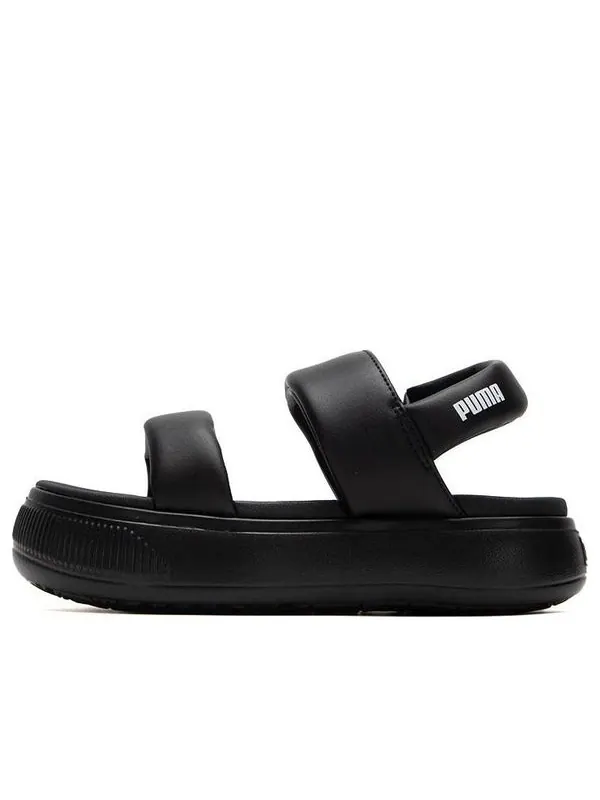Тапочки mayu puffy slides 'black' Puma — изображение 1 из 4, черный