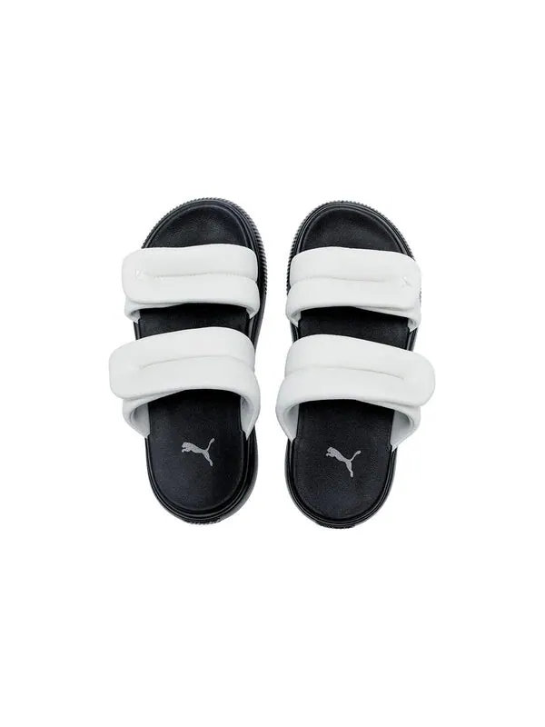 Сандалии mayu puffy sandals 'grey black' Puma — изображение 4 из 4, серый/черный
