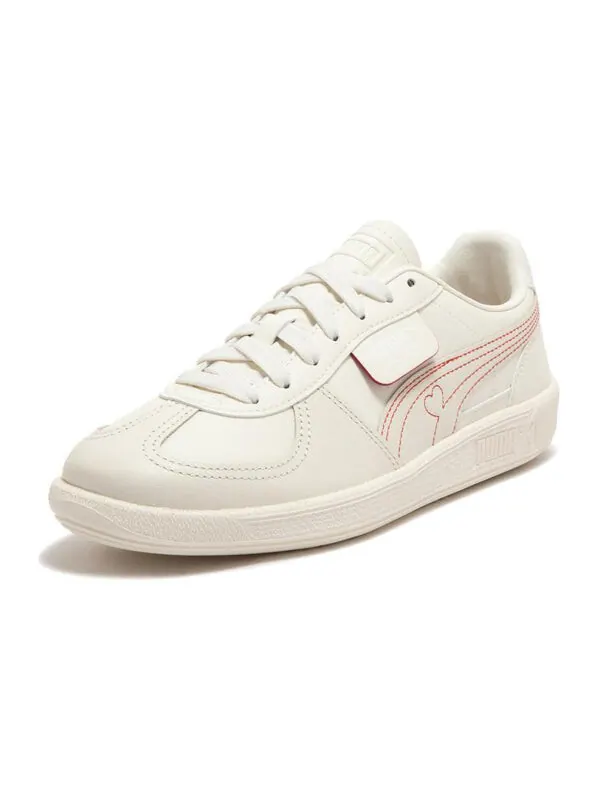 Кроссовки palermo v-day 'white pink' Puma — изображение 3 из 4, белый/розовый