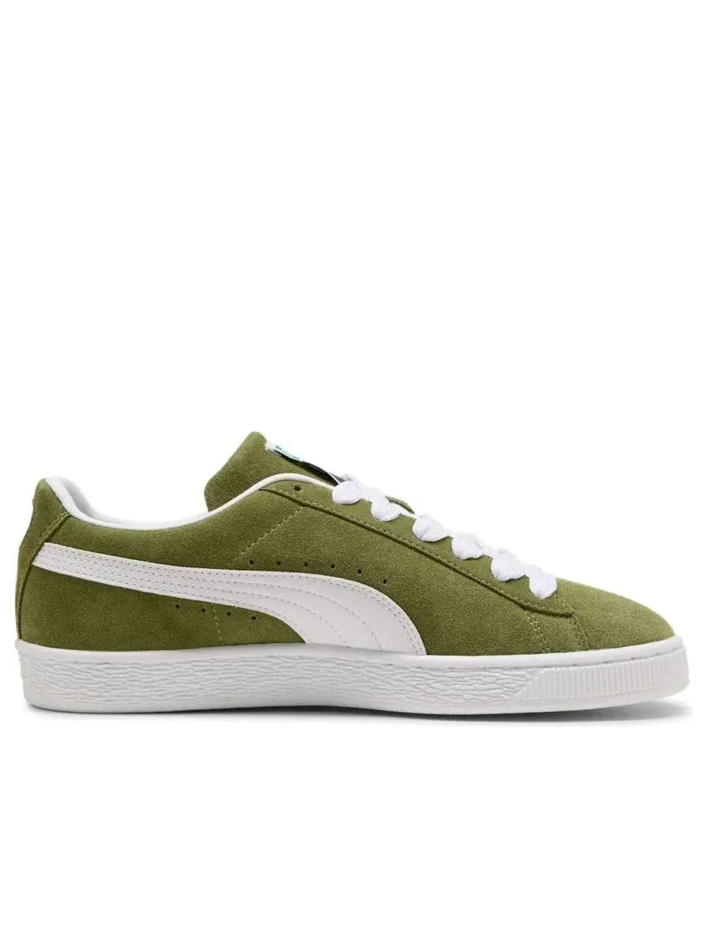 Кроссовки PUMA Suede Classic 'Olive Green White' 399781-36 — изображение 2 из 6, оливковый зеленый
