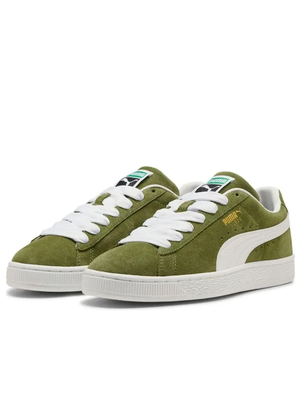 Кроссовки PUMA Suede Classic 'Olive Green White' 399781-36 — изображение 6 из 6, оливковый зеленый