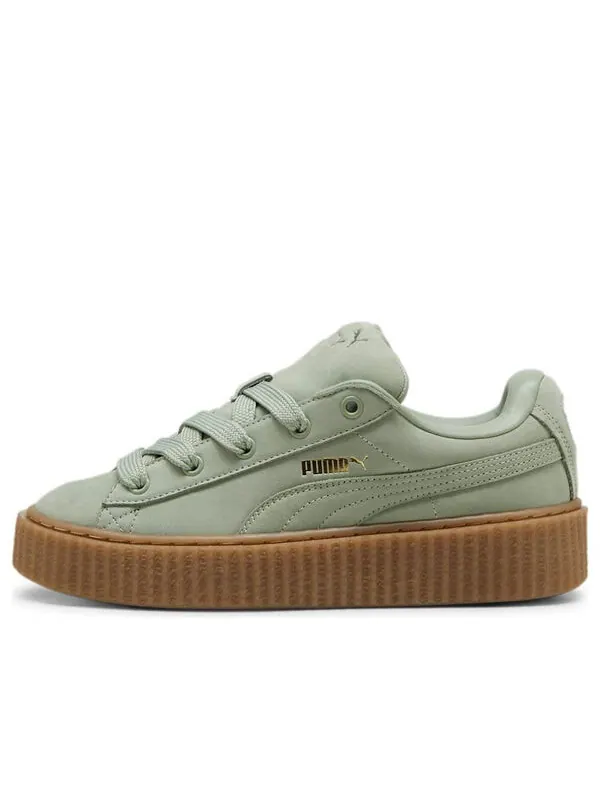 Кроссовки x fenty creeper phatty 'earth tone pack - green fog' Puma — изображение 1 из 4, зеленый/золотистый