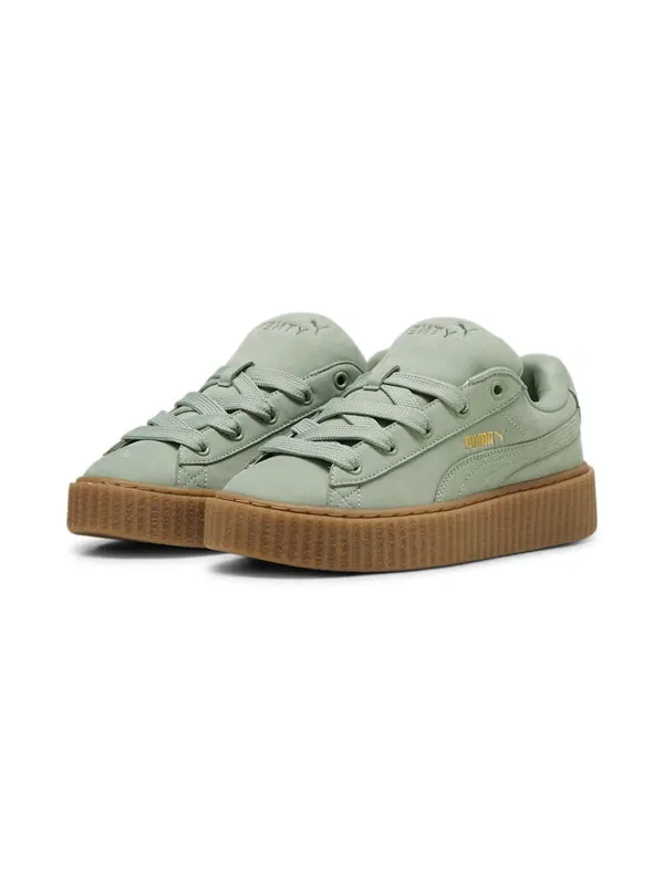Кроссовки x fenty creeper phatty 'earth tone pack - green fog' Puma — изображение 3 из 4, зеленый/золотистый