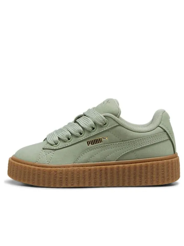 Кроссовки x fenty creeper phatty 'earth tone pack - green fog' Puma — изображение 1 из 4, зеленый/золотистый